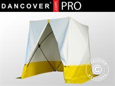 Carpa de trabajo, FleXshelter PRO, Type 5S, 1,8x1,8x2,0m, Blanco/amarillo