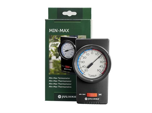 Juliana Min-Max thermometer without mercury, Black