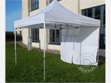 Paroi latérale avec fermeture éclaire pour FleXtents, 3m, Blanc