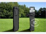 Sac de transport avec roulettes, Flextents PRO 2x2m, Noir