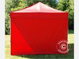 Seitenwand-Set für das Faltzelt FleXtents 3x3m, Rot