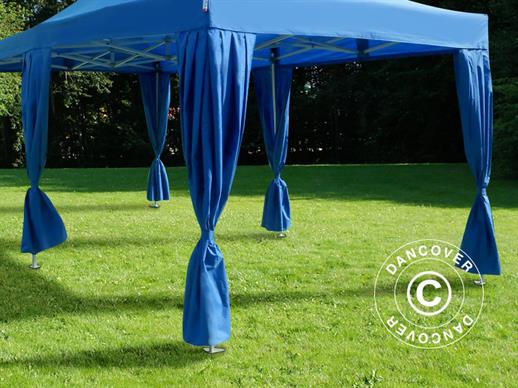 Rideaux pour FleXtents, Bleu, 2 pcs.