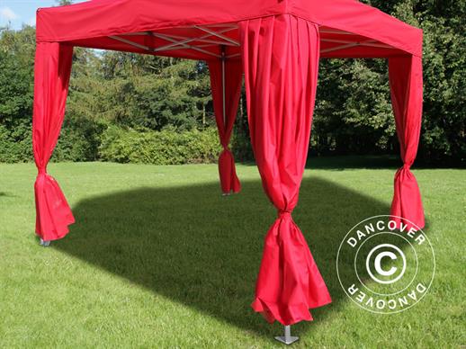 FleXtents Curtains, Red, 2 pcs.