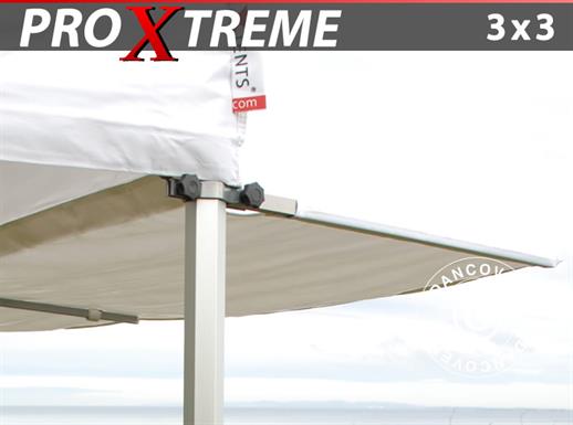 FleXtents Xtreme 50 3m luifel, Wit met aansluitingen