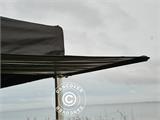 FleXtents Xtreme 50 3m pārkare, Melna ar savienotājiem