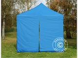 Zijwand met ritssluiting voor FleXtents, 3m, Blauw