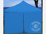 Zijwand met ritssluiting voor FleXtents, 3m, Blauw