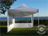 Fodera per il tetto FleXtents, Bianco, per gazebo pieghevole di 3x3m