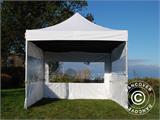 Fodera per il tetto FleXtents, Nero, per gazebo pieghevole di 3x3m