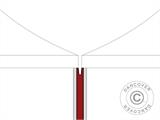 Painéis de juntas de enchimento para tendas dobráveis da FleXtents® PRO da série de 3m, Vermelho, 2 unids.