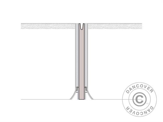 Painéis de juntas de enchimento para tendas dobráveis da FleXtents® PRO da série de 3m, Latte, 2 unids.