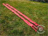 Painéis de juntas de enchimento para tendas dobráveis da FleXtents® PRO da série de 4m, Vermelho, 2 unids.