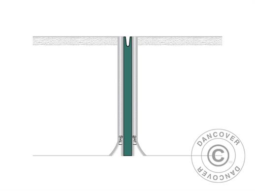 Infill sammanslutningspaneler för FleXtents® PRO snabbtält 4m serie, Grön, 2 delar.