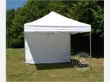 Standaard zijwand voor FleXtents, 4m, Wit