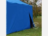 Paroi latérale avec fermeture éclaire pour FleXtents, 4m, Bleu