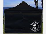 Standard sidewall for FleXtents, 4 m, Black