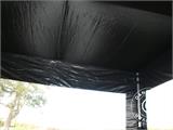 Drapés des plafonds FleXtents, Noir, pour Tente pliante 4x4m