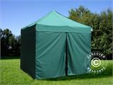 Kit de parede lateral para Tenda Dobrável FleXtents 3x3m, Verde