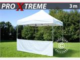 Demi paroi latérale pour FleXtents PRO Xtreme, 3m, Blanc