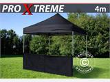 Half sidewall for FleXtents PRO Xtreme, 4 m, Black