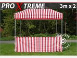 Half sidewall for FleXtents PRO Xtreme, 6 m, Striped