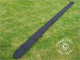 Raingutter 4 m, Black, for FleXtents