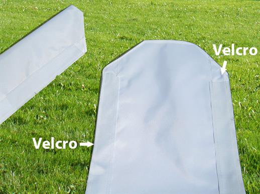 Grondaia 4m, Bianco, per FleXtents