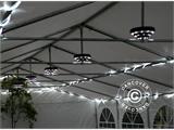 Mangueira luminosa LED 25m, Ø1,2cm, Multifunções, Branca Fria