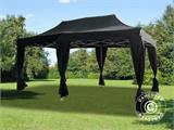 Cortinas para FleXtents Steel, Negro, 2 uds.