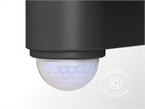 Holofote RF2.1 LED sem fios, sensor PIR e pilhas, Preto