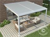 Equerre murale f/pergola San Pablo 3x3m, 3x4m, et 4x4m, Blanc, 2 pcs.