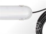 Lampada tubolare a LED industriale con 2 dispositivi collegati, Bianco