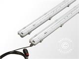 LED kweeklamp 1,26m, 2 lampen, Grijs