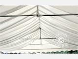 Marquee lining and leg curtain pack, White, for 4x8 m marquee