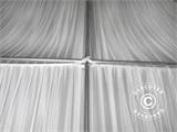 Marquee lining and leg curtain pack, White, for 8x12 m (2.6) marquee Semi Pro Plus