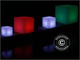 LED Kubo Formos Lempa, 40x40cm, Daugiafunkcinė, Įvairių spalvų