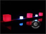LED Kubo Formos Lempa, 40x40cm, Daugiafunkcinė, Įvairių spalvų