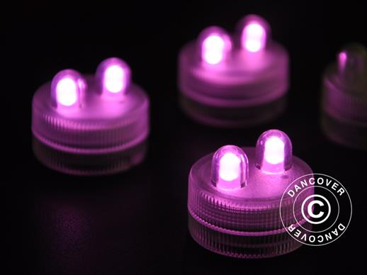 LED Floralyte Ø3cm, 20 szt, Różowy