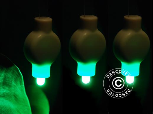 LED-ljus för papperslykta, 20 st, Grön BARA 9 SET KVAR