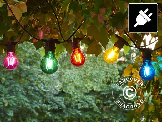 Catena di luci LED, Set supplementare Tobias, 4,5m, Multicolore