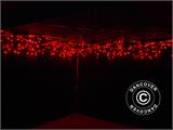 Catena di luci LED, 25m, Multifunzione, Rosso SOLO 1 PZ. DISPONIBILE