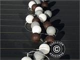 Łańcuch świetlny Cotton Balls, Taurus, 30 LED, Czarny mix, DOSTĘPNA TYLKO 1 SZTUKA
