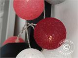 Cotton Ball fairy lights, Capricorn, 30 LED, Pink mix