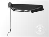 Awning w/Remote Control, 2.95x2.5 m, Grey/Grey Frame