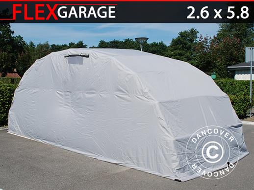 Faltgarage (Auto), 2,6x5,8x2,1m, Grau