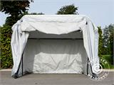 Garage pliant (Moto), 1,88x3,45x1,9m, Gris