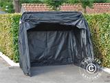 Faltgarage (Motorrad), 1,88x3,45x1,9m, Schwarz