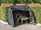 Foldegarage (MC), 1,88x3,45x1,9m, Sort 