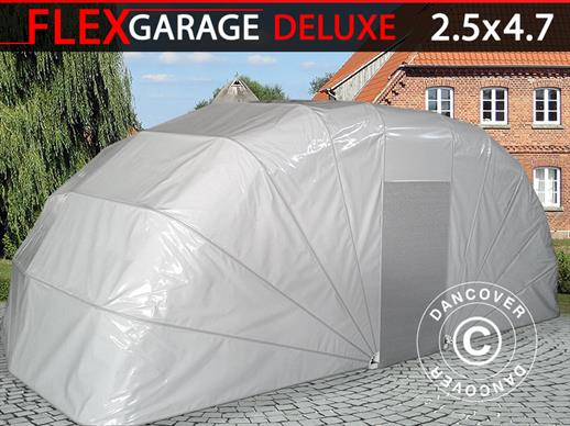 Garagem dobrável (Carro), 2,5x4,7x2m, Cinza