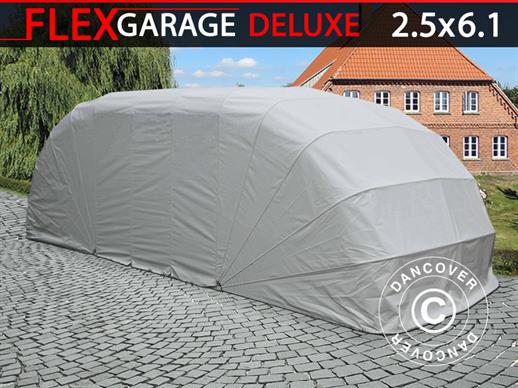 Garagem dobrável (Carro), ECO, 2,5x6,1x2m, Cinza